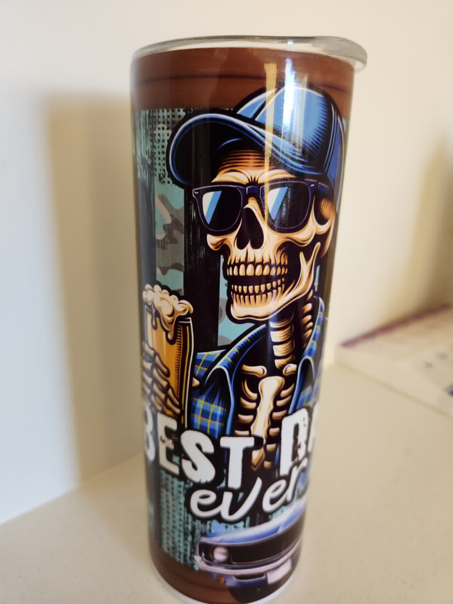 Dad Joke Loading 20oz sublimation tumbler side view
