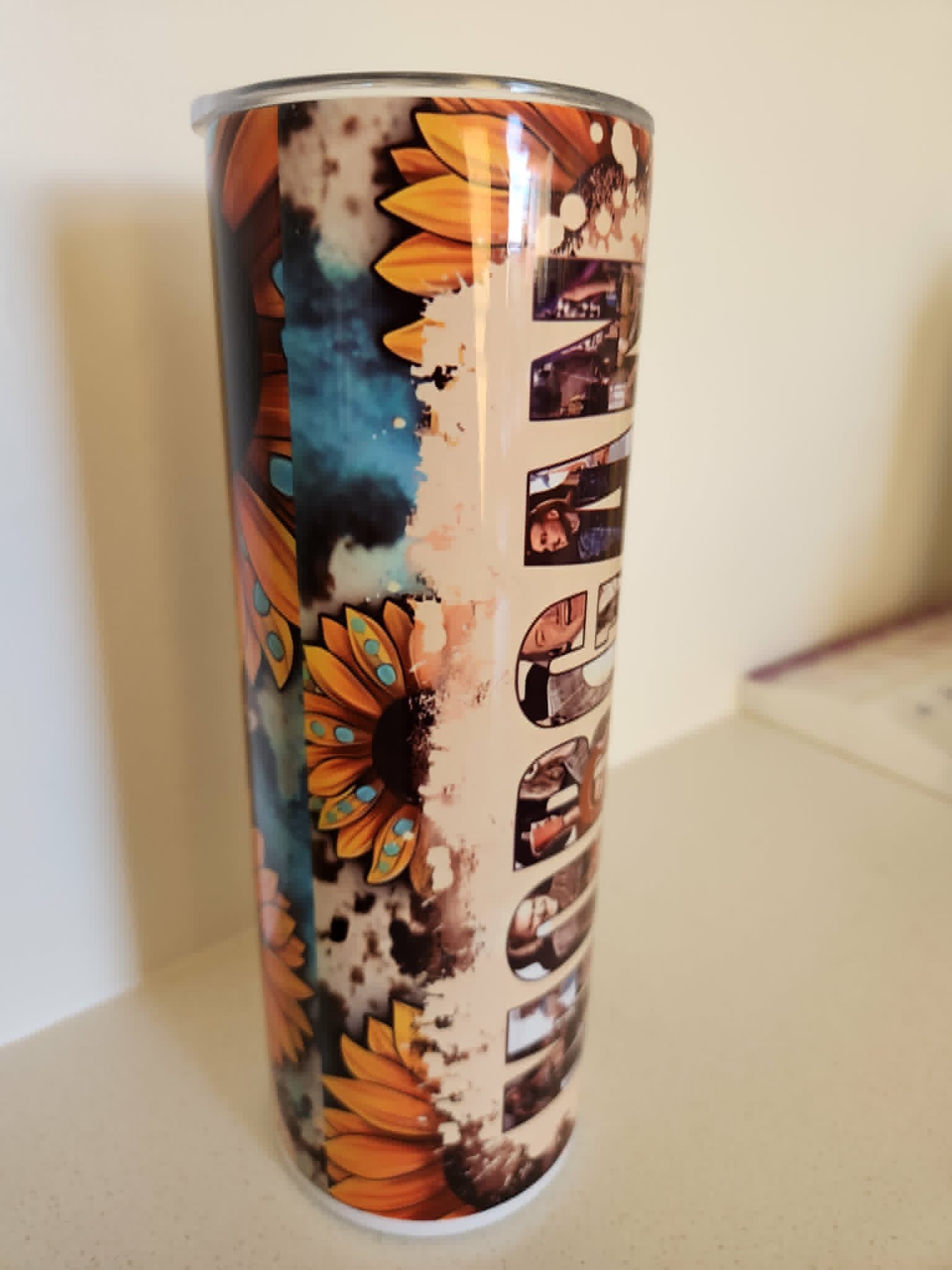 That Boy From East Tennessee tumbler - angled view showing full wrap design