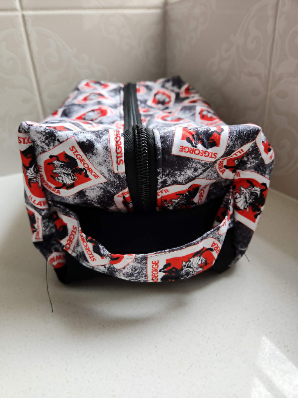 Red Dragon Shield Cosmetic & Toiletry Bag