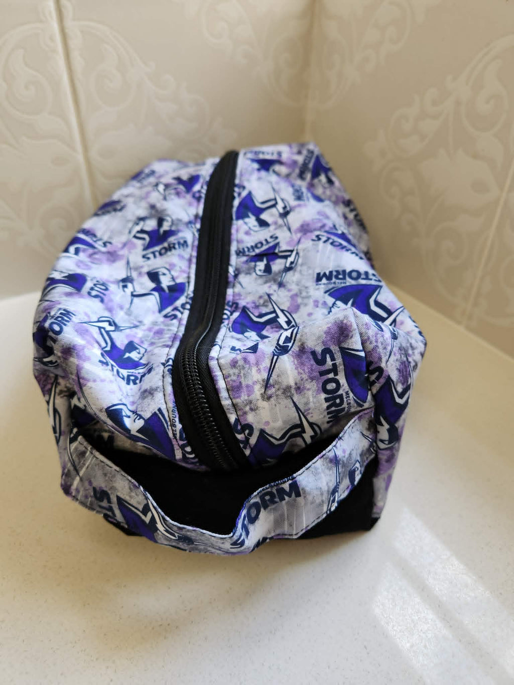 Purple Storm Strike Cosmetic & Toiletry Bag