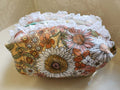Retro Floral Lace Cosmetic & Wet wipes Bag