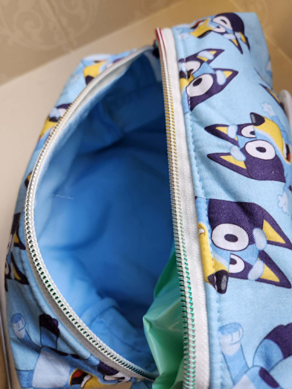Blue Puppy Family Wet Bag
