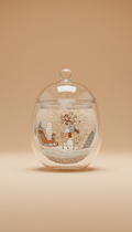 Snow Globe Cup with Dreamy Daisies