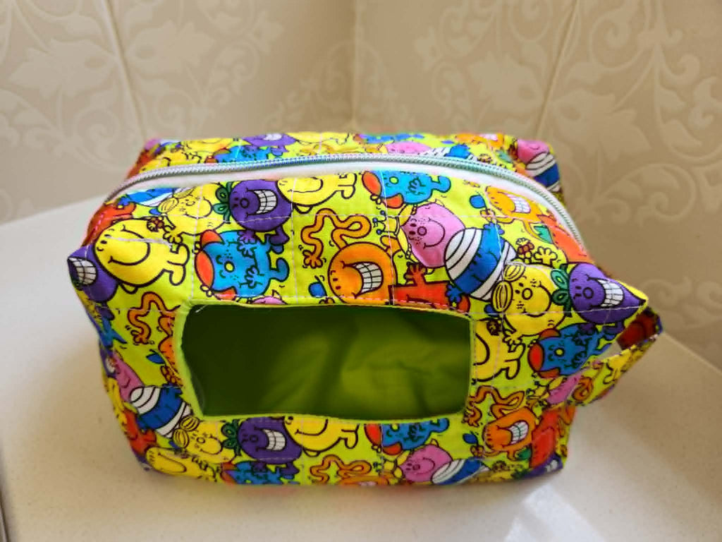 Bright & Cheerful Characters Wet  wipes Bag