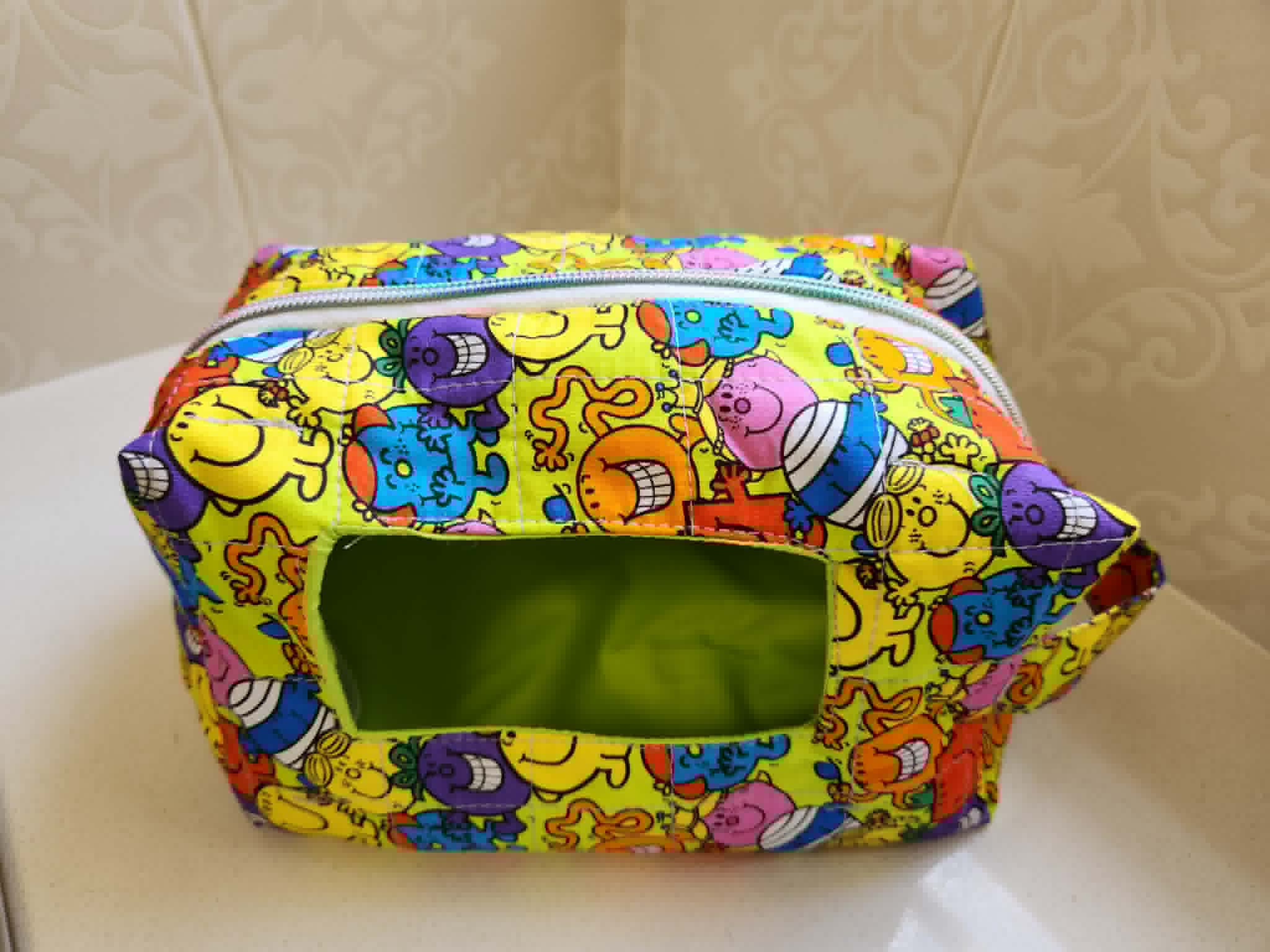 Bright & Cheerful Characters Wet  wipes Bag