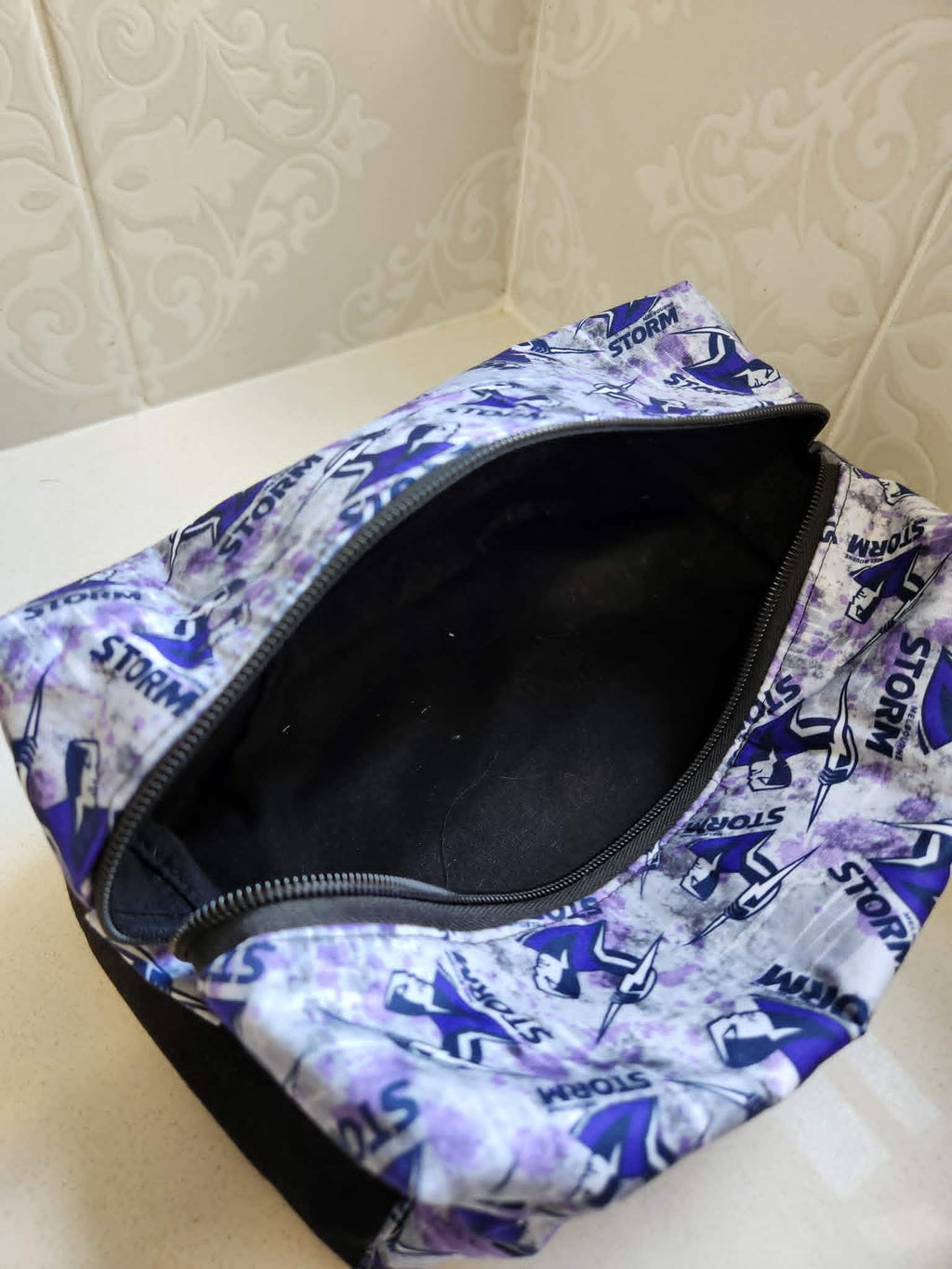 Purple Storm Strike Cosmetic & Toiletry Bag