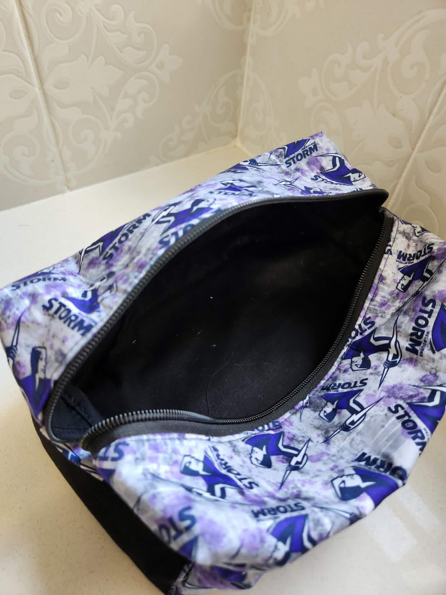 Purple Storm Strike Cosmetic & Toiletry Bag