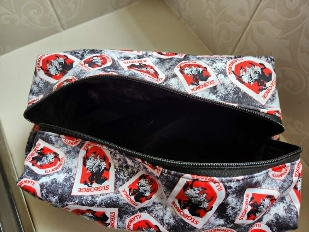 Red Dragon Shield Cosmetic & Toiletry Bag