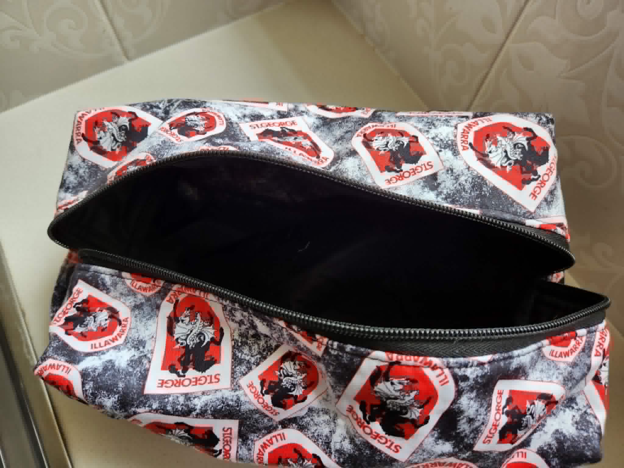 Red Dragon Shield Cosmetic & Toiletry Bag